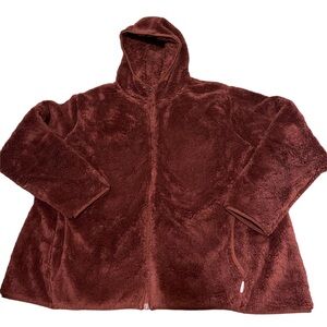 NWT Red/Maroon Eddie Bauer Zip-up Sweatshirt